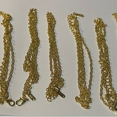 18金 約6g金ネックレス10本まとめ売り K18刻印有 男女兼用 luxury おしゃれ GFの画像