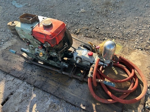 丸山 セット動噴　ディーゼル　MS303 4馬力 ヤンマーエンジン 動力噴霧器 造園　田んぼ　排水　消毒 除草　散水　高圧洗浄　動噴　潅水　防除　給水排水ホース付き　宮崎