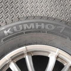 ☆新品タイヤ☆195/80R15☆ノーマルタイヤアルミホイール4本セット☆ハイエース等に☆クムホ☆の画像