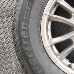 ☆新品タイヤ☆195/80R15☆ノーマルタイヤアルミホイール4本セット☆ハイエース等に☆クムホ☆の画像