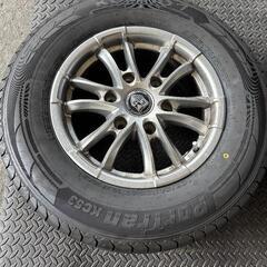 ☆新品タイヤ☆195/80R15☆ノーマルタイヤアルミホイール4本セット☆ハイエース等に☆クムホ☆の画像