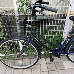 フロマージュ自転車26インチ　　オートライト／前カゴ／ロック(鍵2個)付きの画像