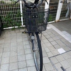 フロマージュ自転車26インチ　　オートライト／前カゴ／ロック(鍵2個)付きの画像