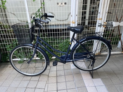 フロマージュ自転車26インチ　　オートライト／前カゴ／ロック(鍵2個)付き