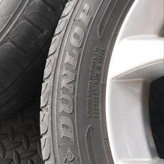 ◯165/60R15◯ノーマルタイヤアルミホイール4本セット◯ソリオ純正アルミ◯ダンロップ◯の画像