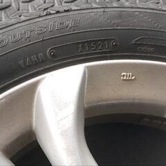 ◯165/60R15◯ノーマルタイヤアルミホイール4本セット◯ソリオ純正アルミ◯ダンロップ◯の画像