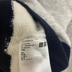 ユニクロ、スウェットLサイズの画像