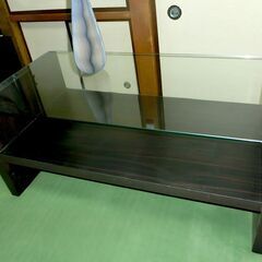 ガラスローテーブル（７ｍｍ厚ガラス仕様）の画像
