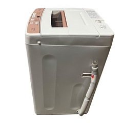 【ジ0818-14】珍しいピンクカラー‼️AQUA 洗濯機 2019年の画像