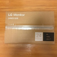 【配達可能】LGモニター　24インチ　type-C接続可能　美品箱付きの画像
