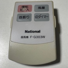 ★ナショナル壁掛け扇風機・リモコン付き★
の画像