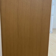 【廃盤】無印良品 オーク材 キャビネットガラス扉（引戸）の画像