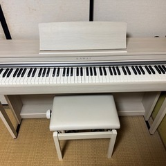 KAWAI 電子ピアノ CN27A 2018年製 ホワイトメープル調 高低椅子の画像