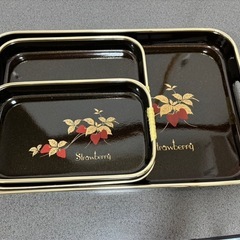 【新品】 お盆　大中小　3つの画像