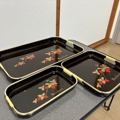 【新品】 お盆　大中小　3つの画像