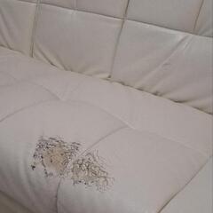 ニトリ　三人掛け　ソファベッドの画像