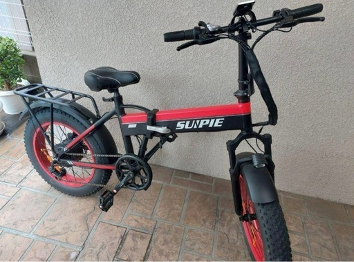 SUNPIE電動自転車 Electric Bike for Adults 750W 48V Foldable