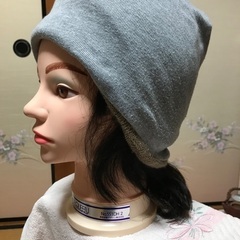 グレーと薄い焦茶　リバーシブルの画像