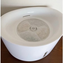 値引！犬用フィルター式給水器　ピュアクリスタル　おまけ付きの画像