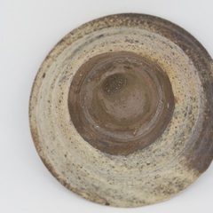 青木木米 大井戸茶碗（刷毛目）幕末 仕覆付きの画像