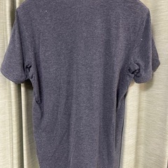 NIKE RUNNING ナイキ　VネックTシャツ Lサイズ グレー DRI-FIT  Tシャツ L 反射シール有　ポケット有の画像