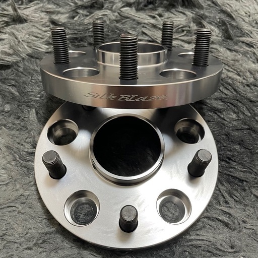 ワイドトレッドスペーサー ワイトレ シルクブレイズ 16mm 5穴  P.C.D.114.3  P1.5  ハブ径60mm