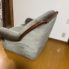 ヴィンテージ　モケットソファの画像