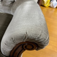 ヴィンテージ　モケットソファの画像