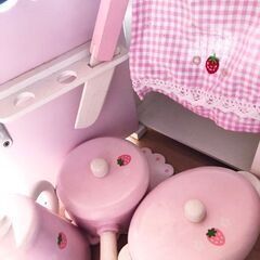 8/22-23　引き取り限定　マザーガーデン　木のおままごとキッチン　野いちご　リニューアル前のレア品の画像