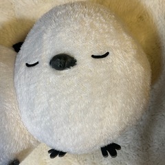 ふくふくシマエナガよりそいぬいぐるみの画像