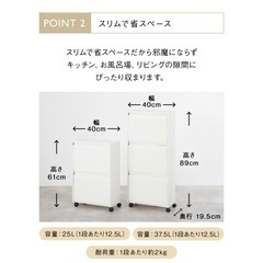 一人暮らし☆収納棚☆分別ゴミ箱の画像