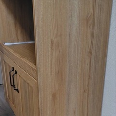 【⭐︎8月末までの限定出品⭐︎】収納棚付きレンジ台✨の画像