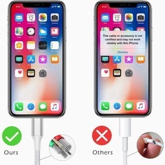 iphone 充電 ケーブル【MFi認証】ライトニング 2M 3本セットの画像