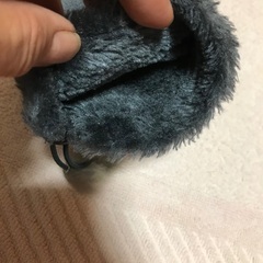 毛皮手袋　指先ナシ　アイリッシュグレーの画像