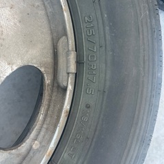コースター用　夏タイヤホイール付きの画像