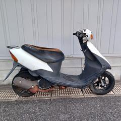 動画あり！ 原付 50cc スズキ レッツ2 実働！ボロいですが直ぐに乗れます！の画像