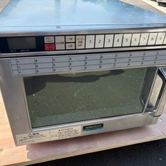 ■中古品 ホシザキ業務用電子レンジ HMN-18C 2018年 単相200V 420ｘ480ｘ340ｍｍ 動作問題なし 厨房■の画像