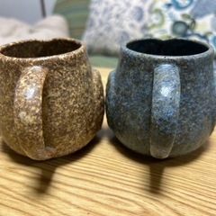 おじいちゃんおばあちゃんにプレゼント　フクロウのペアカップの画像