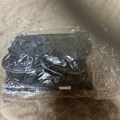 スリッパ、収納袋、ポーチ3点セット　ブラック　の画像