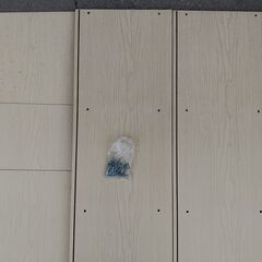 カラーBOX  未組立　440×890　シロ木目の画像
