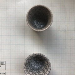 おちょこ　2個　使用済み　コレクション　昭和の画像