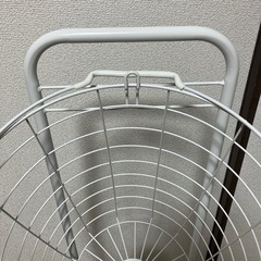 洗濯カゴ　可動式　2段　ランドリーバスケットの画像