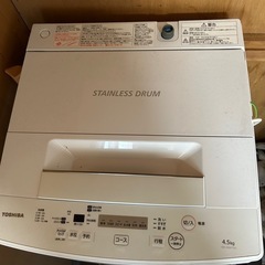 2019年製　洗濯機　4.5kgの画像