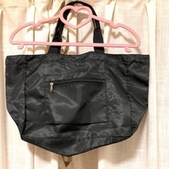 未使用品　エコバッグ　黒の画像