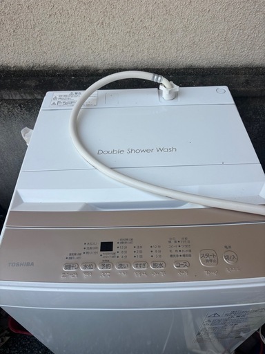 【ほぼ未使用】 東芝 AW-5GA4(W) ピュアホワイト 東芝 TOSHIBA 全自動洗濯機 洗濯5.0kg ピュアホワイト AW-5GA4-W