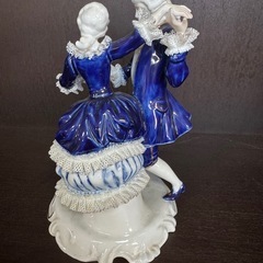 美品　加藤工芸（KATO KOGEI）陶器人形「ダンスをする男女」の画像