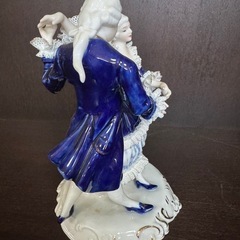 美品　加藤工芸（KATO KOGEI）陶器人形「ダンスをする男女」の画像