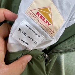 KELTY ケルティ　THE SHOP TK カーゴパンツ　ワークパンツ  カーキ チノパン 綿100% サイズLの画像