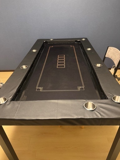 ダイニングテーブル兼用ポーカーテーブル
