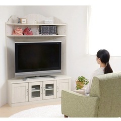 テレビ台 コーナー型 北欧風の画像